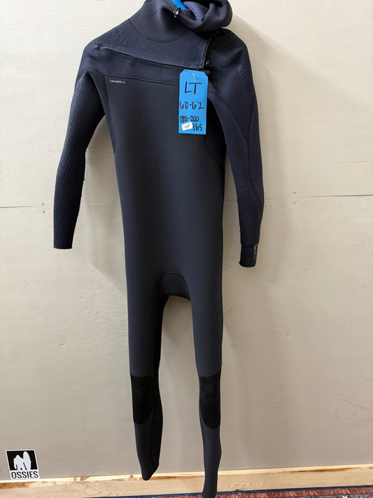 Used Mens Oneill Hyperfreak Hooded 5/4 LT (6'0"-6'2" | 180-200 lbs)