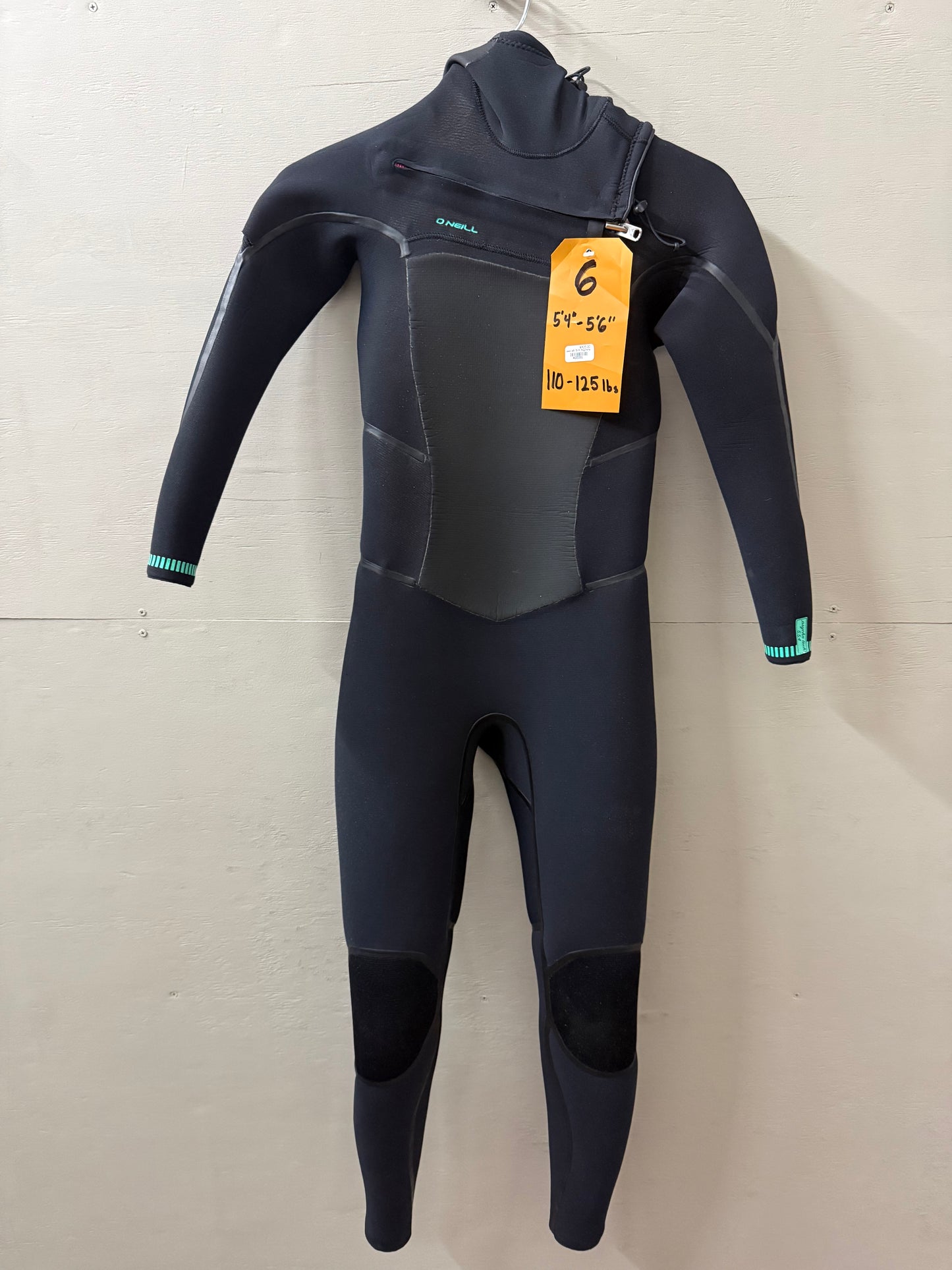 USED Women's 5/4MM O'Neill Psychotech Wetsuit - Size 6 (5'4"-5'6" | 110-125 LBS) - Like New