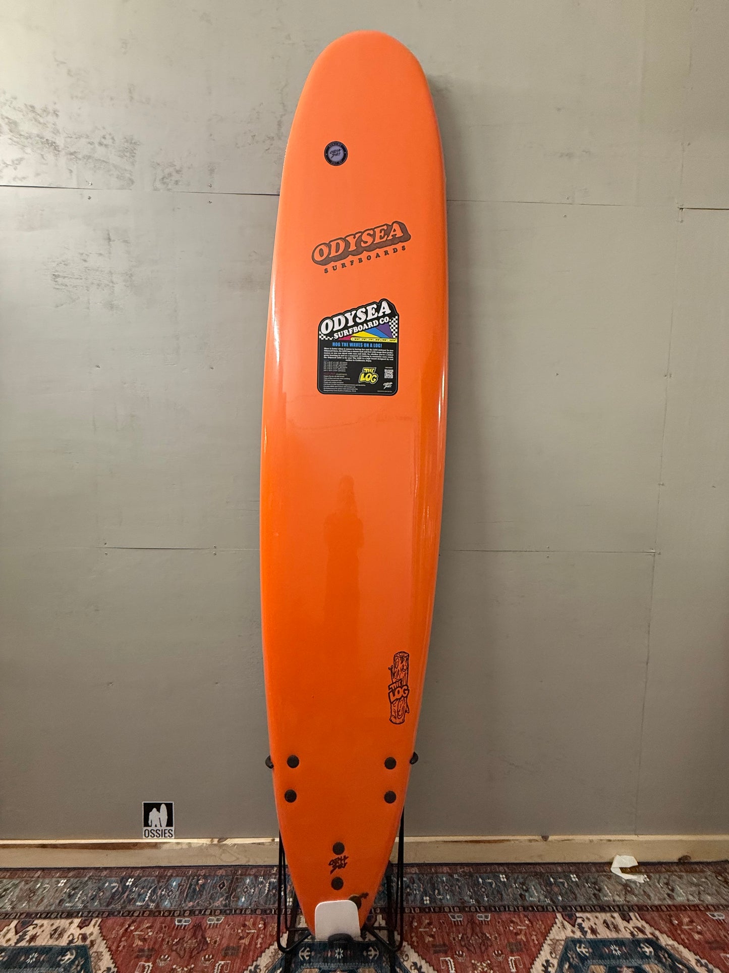 Catch Surf Odysea Log 9'0" X 24" X 3.5" | 98L | Soft Surfboard - Orange