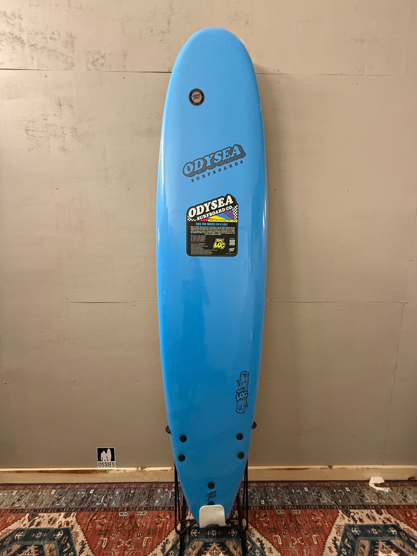 Catch Surf Odysea Log 8'0" X 23" X 3.75" | 86L | Soft Surfboard - Blue