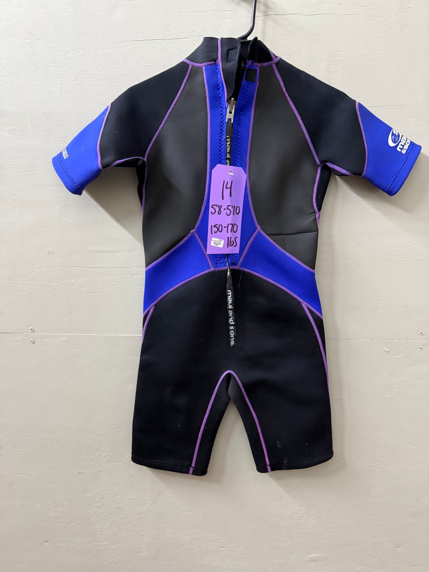 Used Womens Shorty Size 14 (5'8"-5'10" | 150-170 lbs)