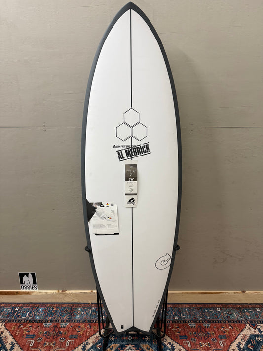 Channel Islands Pod Mod 5'6" X 20 3/8" X 2 1/2" 31.3 Epoxy Surfboard - Graphite