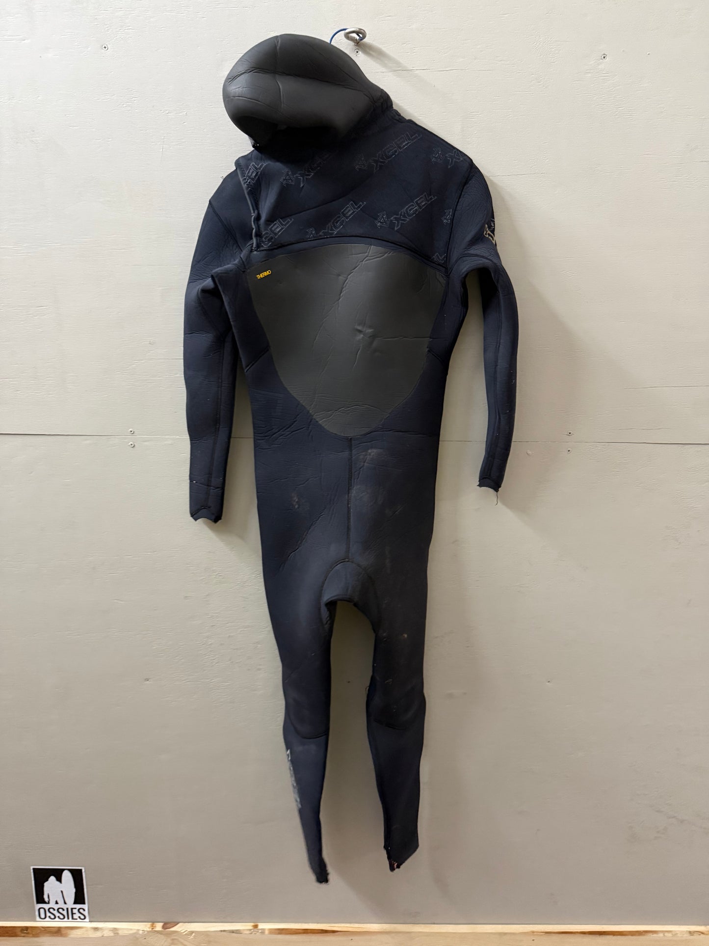 USED Men's 5/4MM Xcel Drylock Wetsuit - Size L (5'10"-6'0" | 170-190 lbs) - Fair