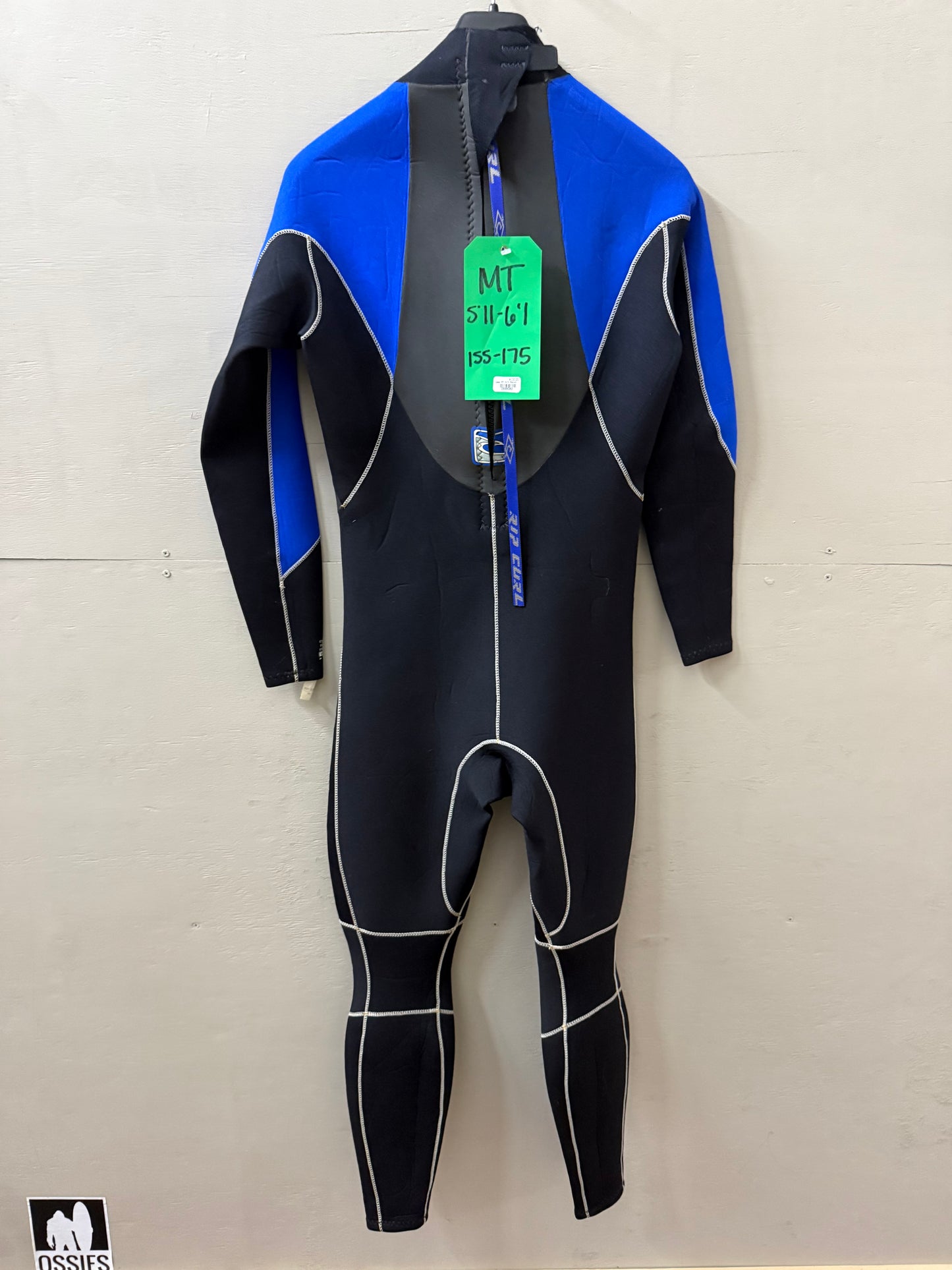 Used Men's 3/2MM Ripcurl Wetsuit - Size MT (5'11-6'1" | 155-175 lbs) - Good