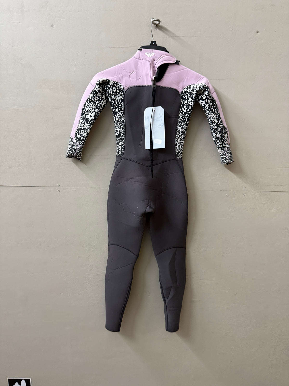USED Youth 4/3MM Roxy Wetsuit - 14 (5'1"–5'4" | 105–120 lbs) - Good