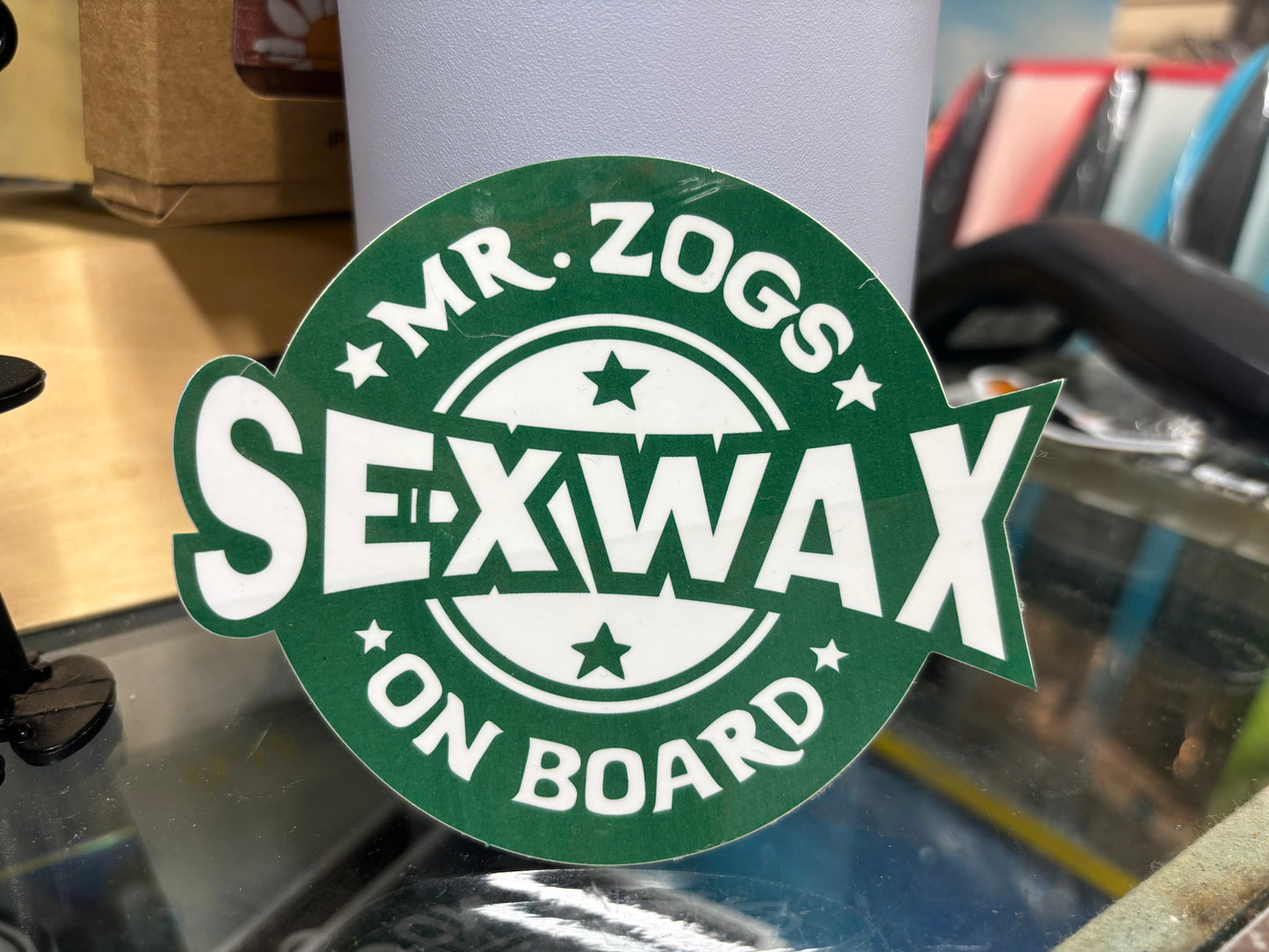 Sexwax On Board Sticker 4.25"