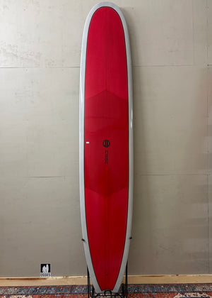 Kenny Loggins Model by Ryan Leboss 9'10" X 23" X 3 ⅛ | Fiberglass Surfboard - Red