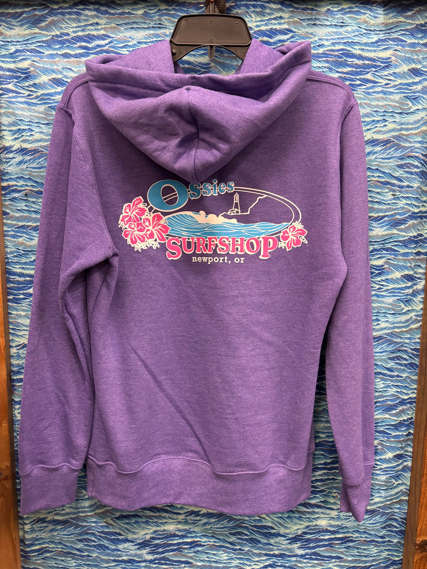 Ossies Womens Floral Hoodie