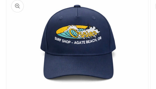 Ossies Oval Strapback Navy