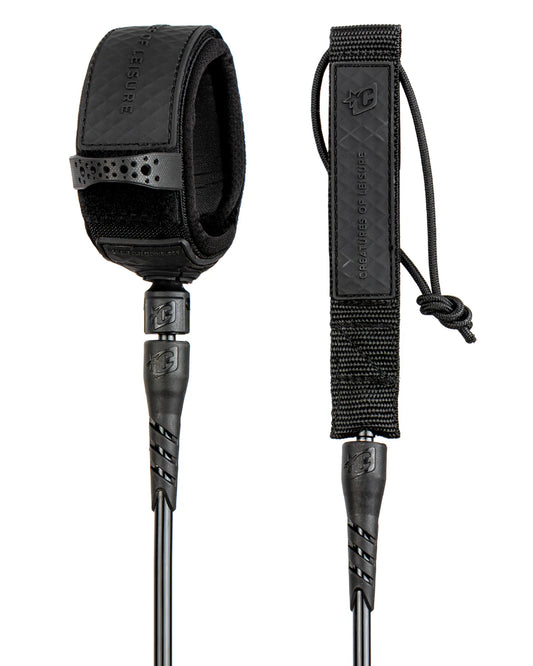 Creatures of Leisure 9' Ankle Leash Black
