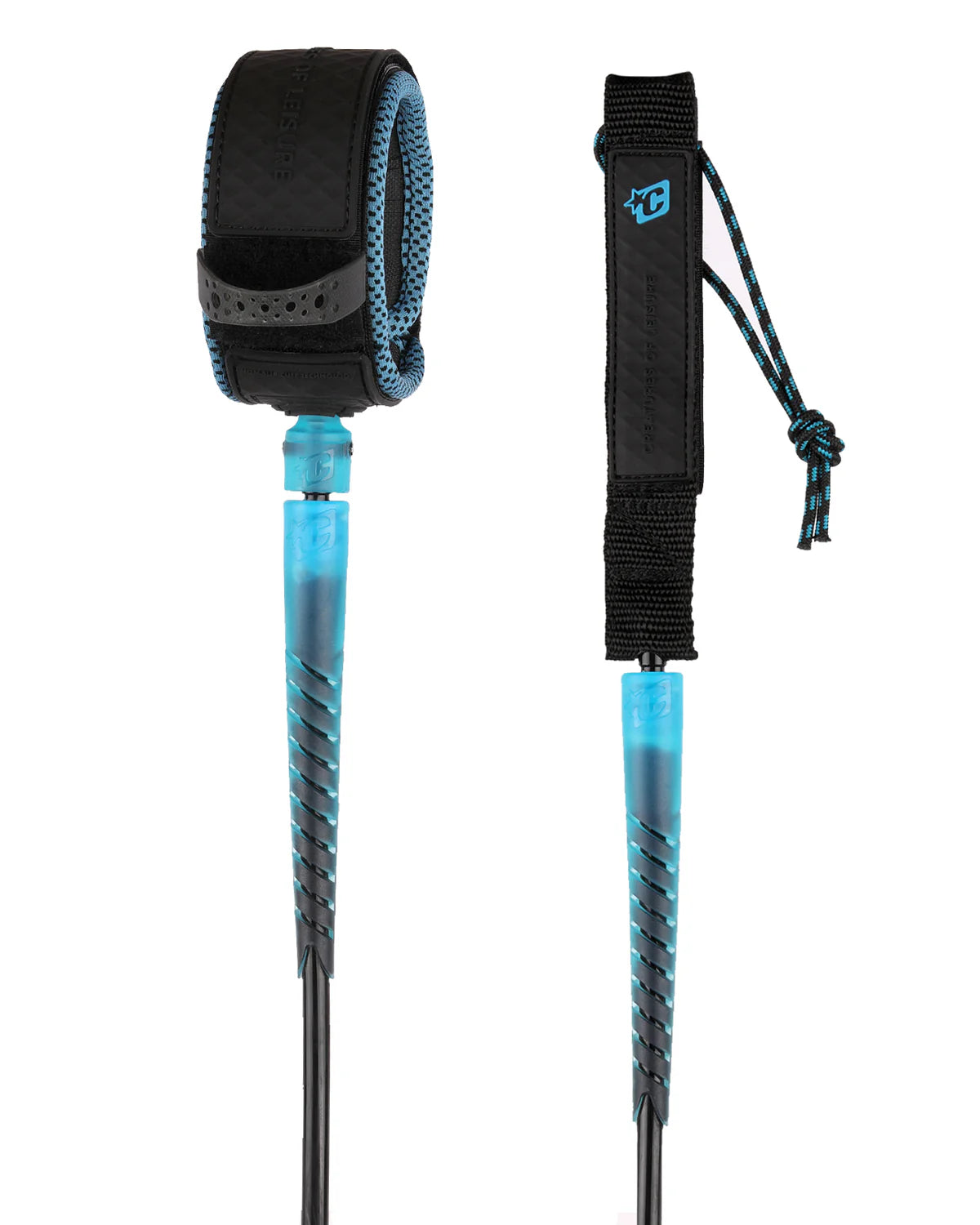 Creatures of Leisure 9 Ft Ankle Black Cyan