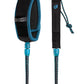Creatures of Leisure 9FT Longboard Calf Leash Black Cyan