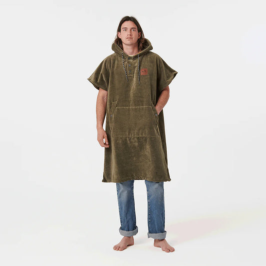 The Digs Extra Warm Poncho Green