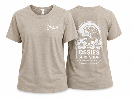 Womens NW Wave Tee Latte