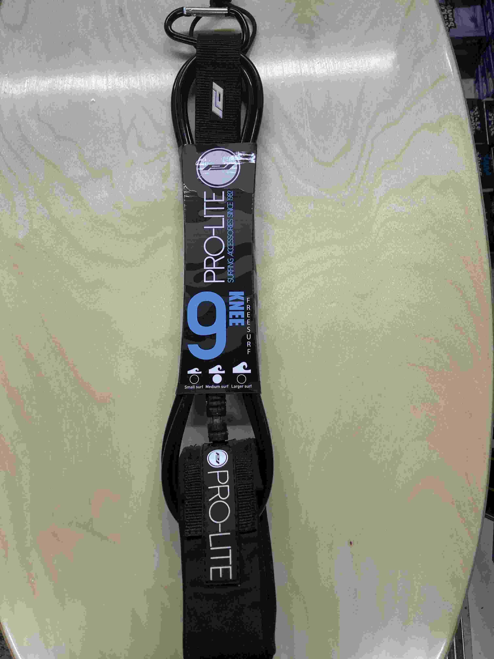 9FT Freesurf Calf Leash Black