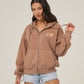 OMBRE WAVE HOODED ZIP