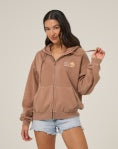 OMBRE WAVE HOODED ZIP