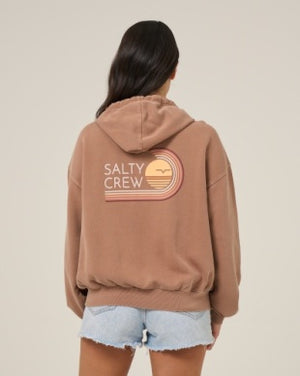 OMBRE WAVE HOODED ZIP
