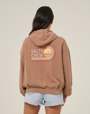 OMBRE WAVE HOODED ZIP
