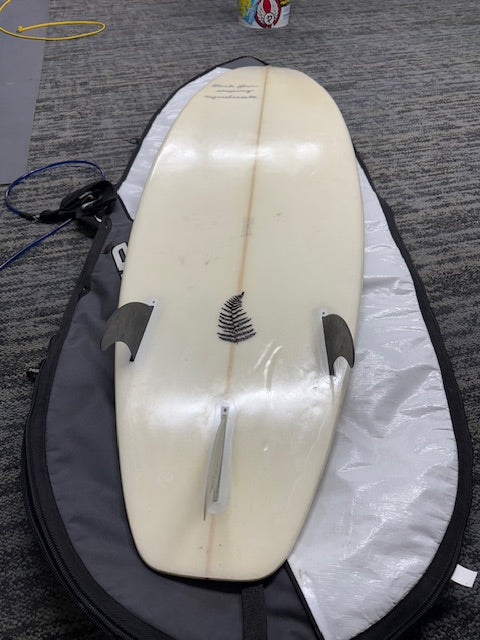Used 6'1 Black Fern w/ Bag & Leash