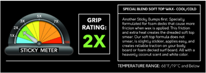 Sticky Bumps Soft Top Cool/Cold Surf Wax
