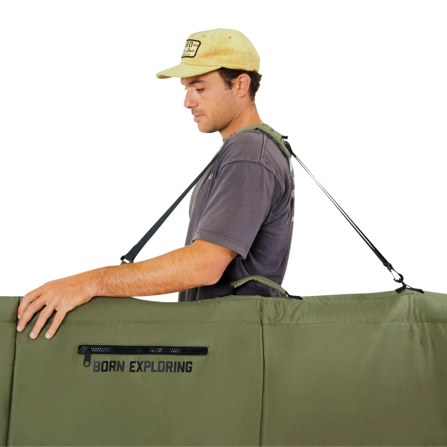 FARO Padded Day / Travel Surfboard Bag Olive