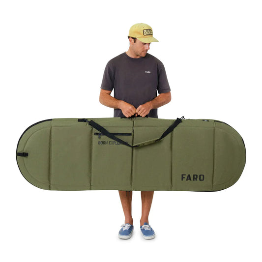 FARO Padded Day / Travel Surfboard Bag Olive