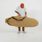 FARO Adjustable Canvas Surfboard Bag Tan
