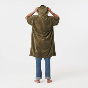 The Digs Extra Warm Poncho Green