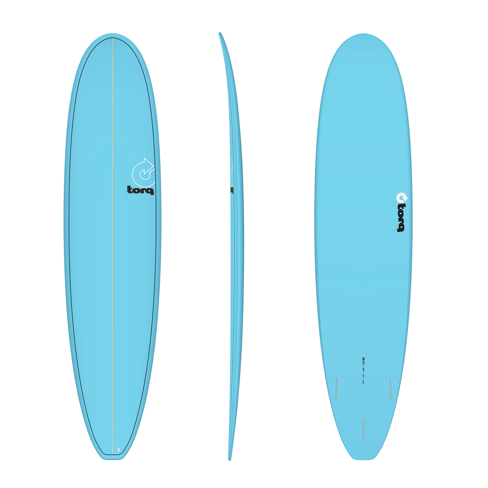 8'0 Torq Longboards Pacific Blue