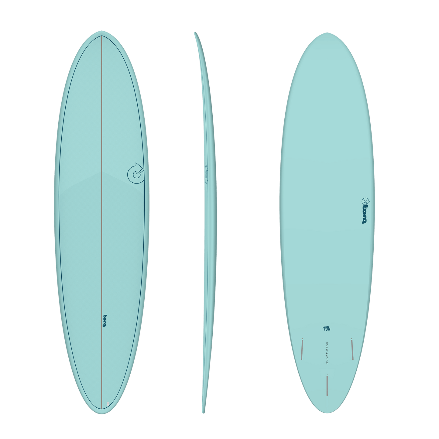 Torq Mod Fun 7'6" X 21 ½ X 2 ⅞ | 52.4L | TET Epoxy Surfboard - Seaglass