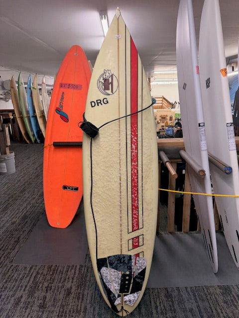 Used 6'0 DRG w/Fins & Leash