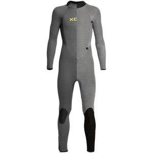Xcel Youth Axis Back Zip 4/3mm Full Wetsuit Grey