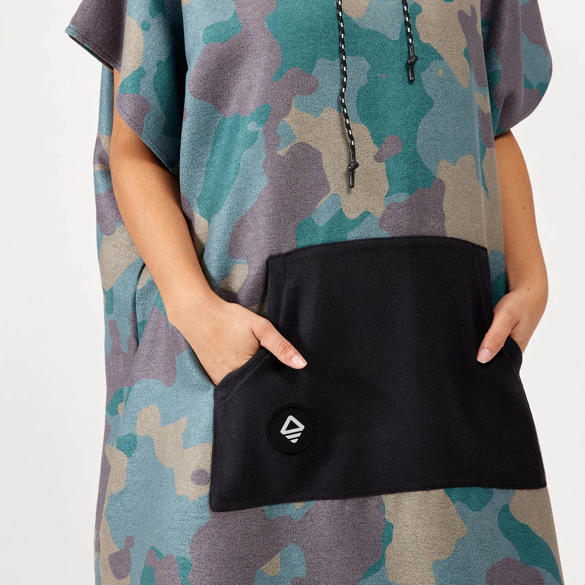 Changing Poncho Camo Green