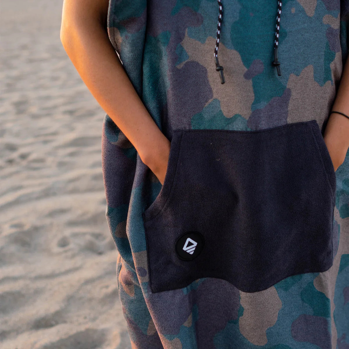Changing Poncho Camo Green