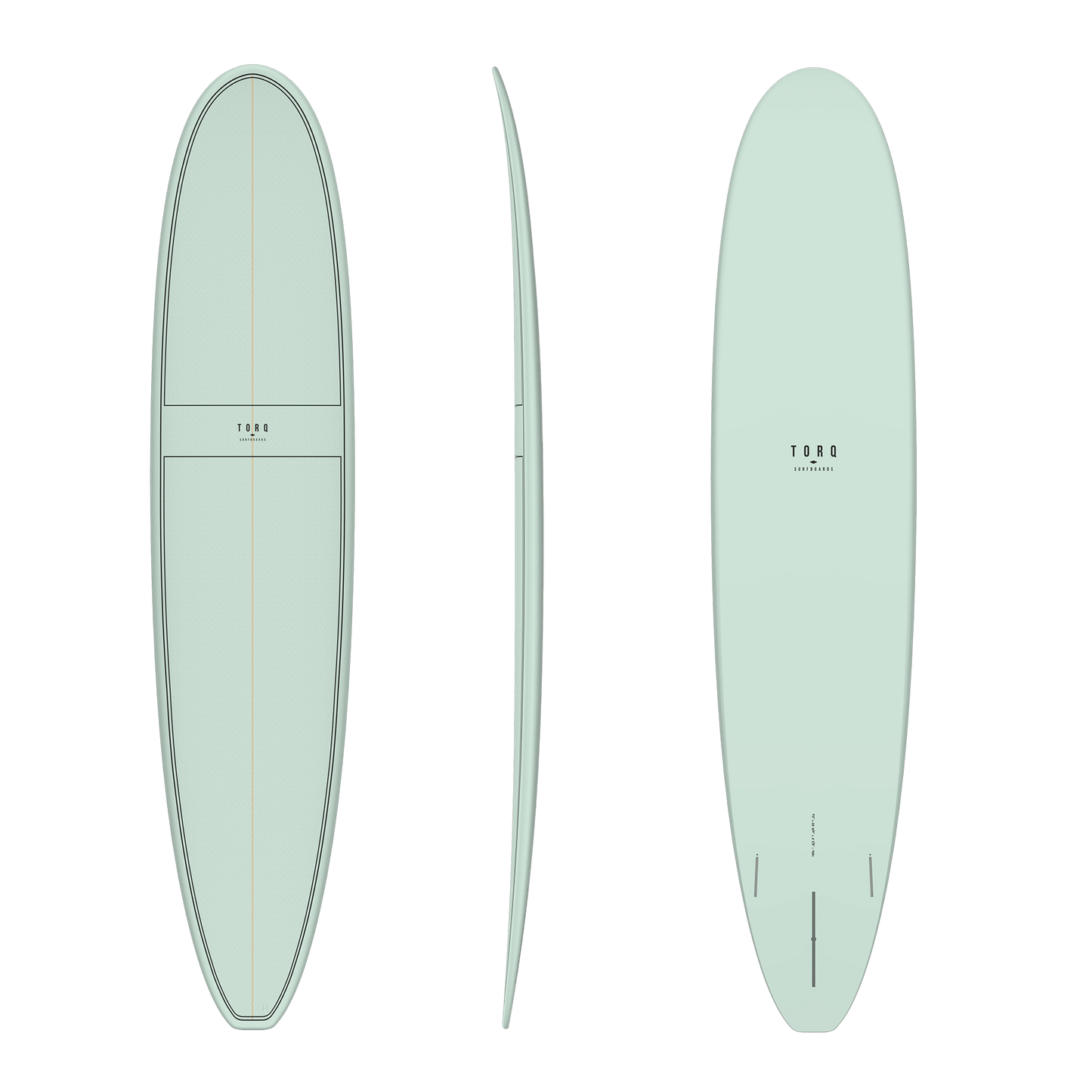 Torq Longboard 9'0" X 22 ¾ X 3 ⅛ | 72L | TET Epoxy Surfboard - Palm Pattern