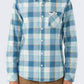 Winslow Plaid Flannel Small Dust Blue