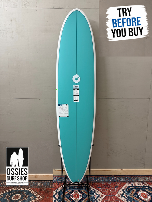 Torq Mod Fun 7'6" X 21 ½ X 2 ⅞ | 52.4L | TET Epoxy Surfboard - Turquoise