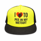 i love to pee in my wetsuit hat ossies surf shop newport oregon surfing