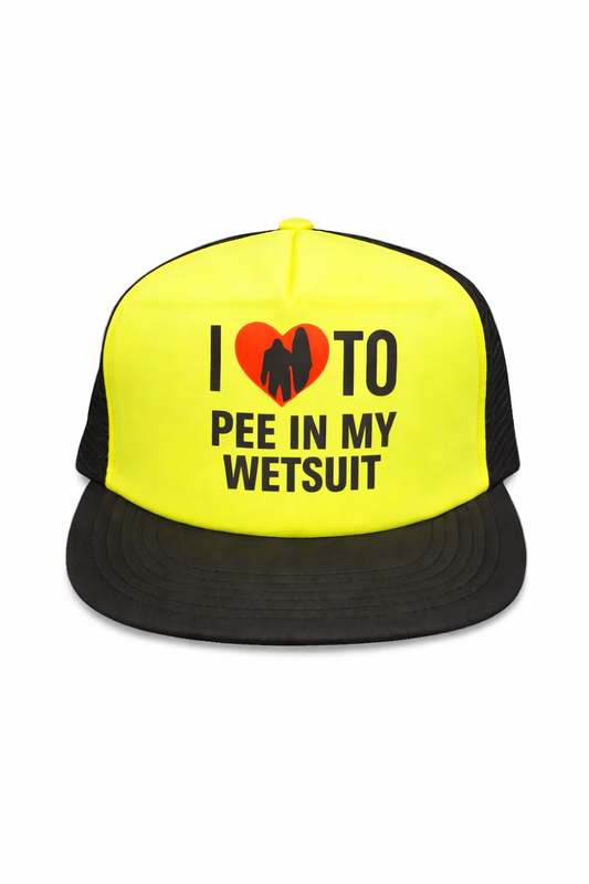 i love to pee in my wetsuit hat ossies surf shop newport oregon surfing