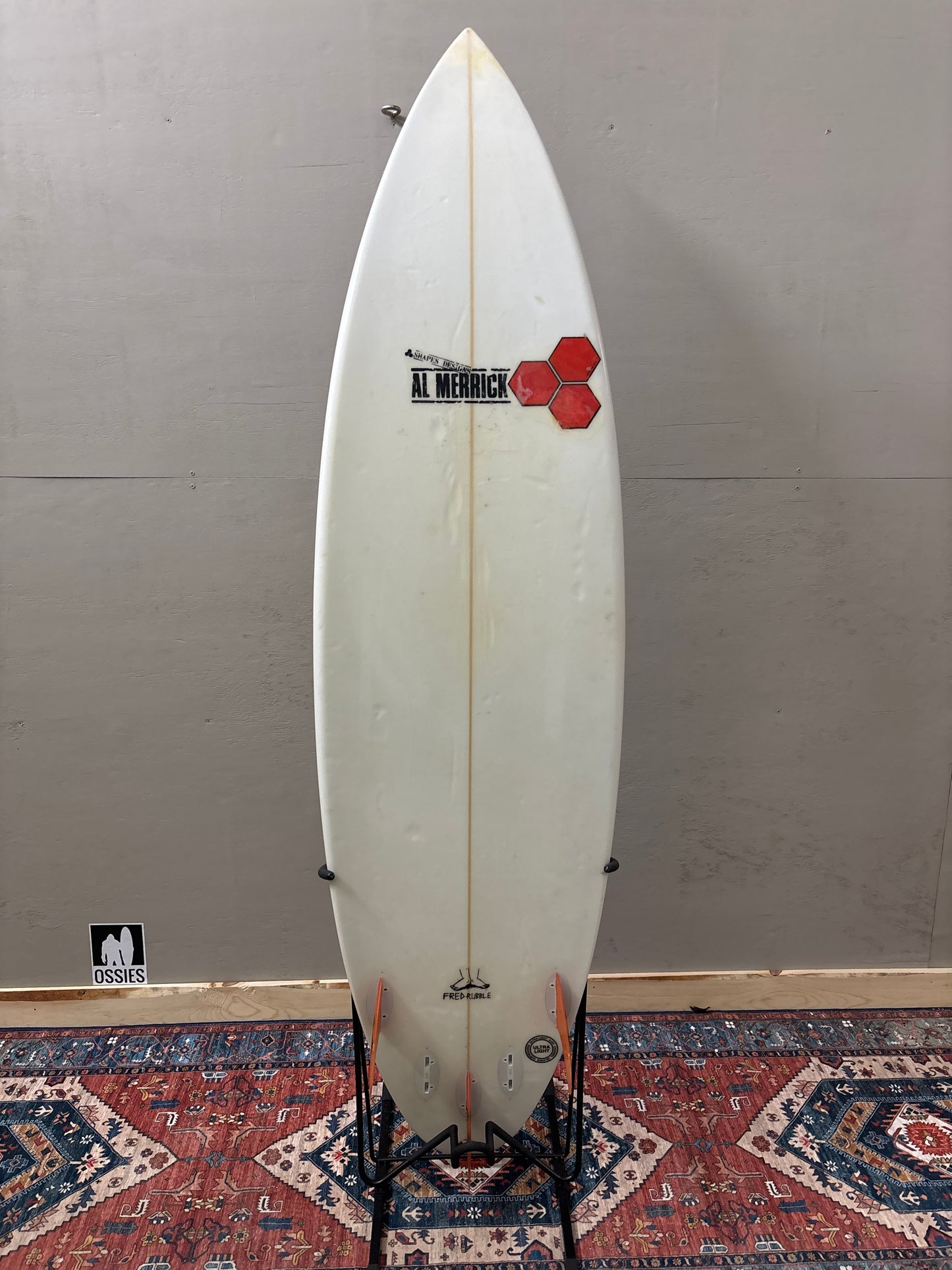 Fred Rubble Surfboard 6'4 x 19 7/8 x 2 5/8 – 34.6L