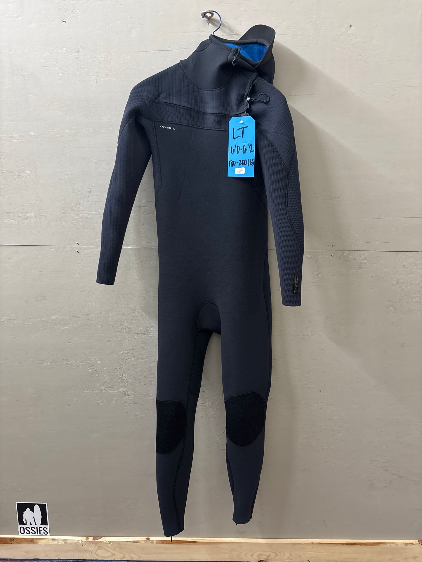 USED Men's 5/4MM O'Neill Hyperfreak Weetsuit - Size LT (6'0"-6'2" | 180-200 lbs) - Good