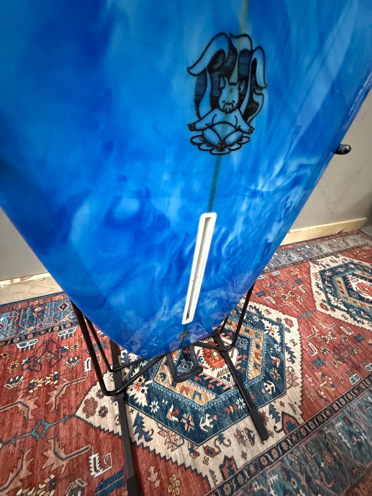 Murdey Pig 9'6" X 22 ¾ X 3 ¼ | Surfboard - Blue Swirl