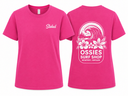 Womens NW Wave Tee Pink