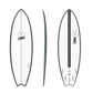 Channel Islands Pod Mod 6'2" X 21 ³⁄₈ X 2 ³⁄₄ | 40.5L | X-Lite Surfboard - Graphite