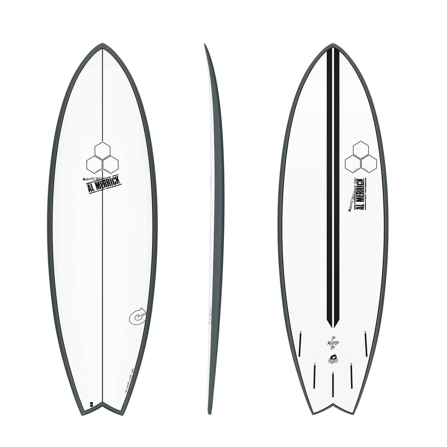 Channel Islands Pod Mod 6'2" X 21 ³⁄₈ X 2 ³⁄₄ | 40.5L | X-Lite Surfboard - Graphite