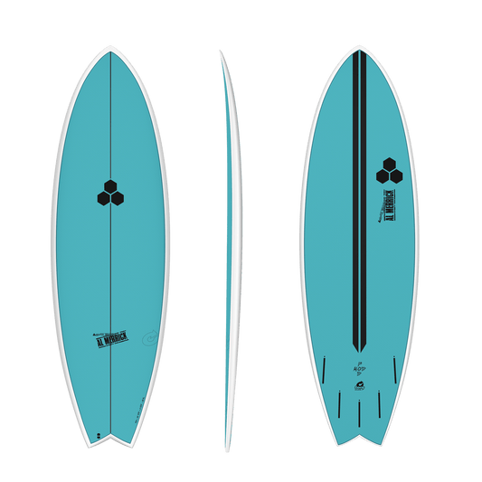 Channel Islands Pod Mod 5'10" X 20 ⁷⁄₈ X 2 ⁵⁄₈ | 35.7L | X-Lite Surfboard - Marine Blue