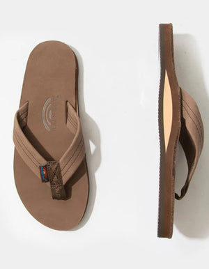 RAINBOW Premier Leather Flip Flops | Expresso - Men's