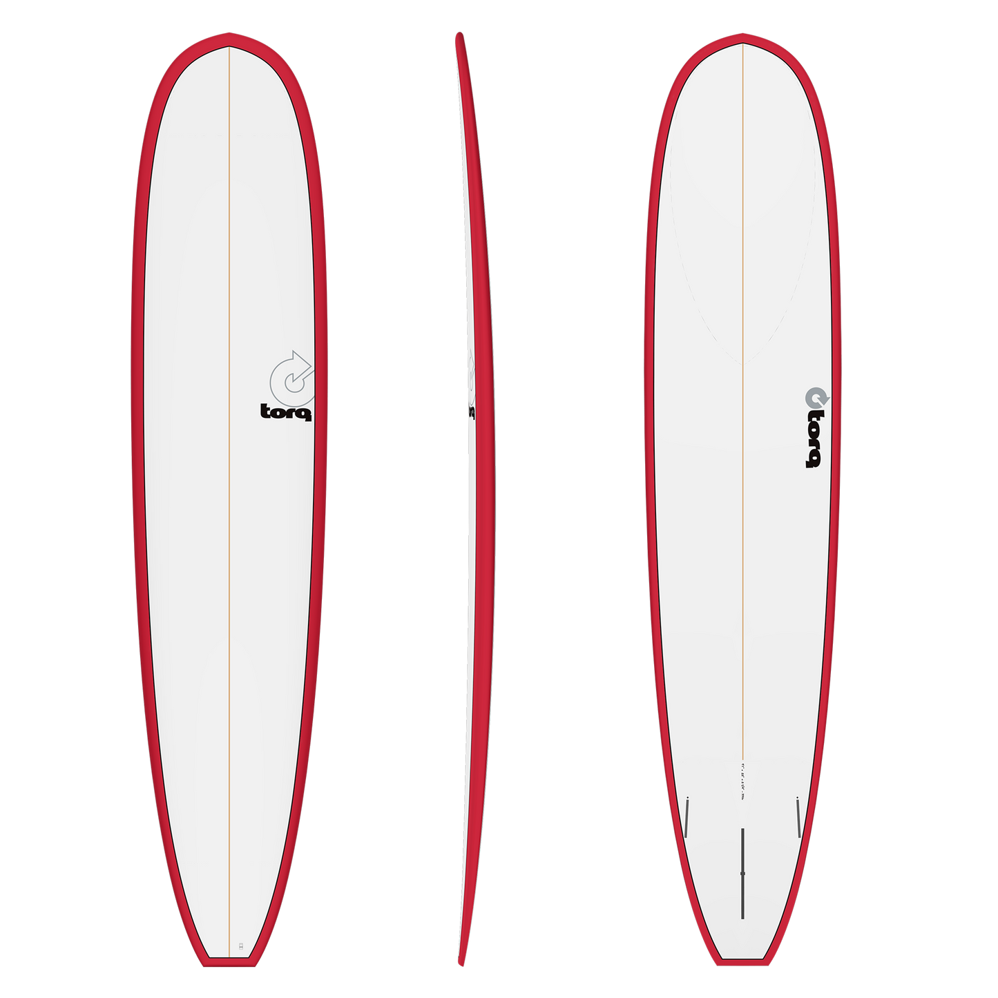 9'6 Torq Longboards Red Pinline