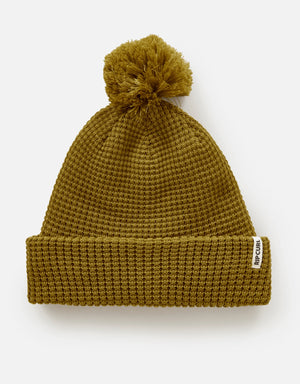 RIP CURL Anoeta Pom Pom Women's Beanie - KHAKI